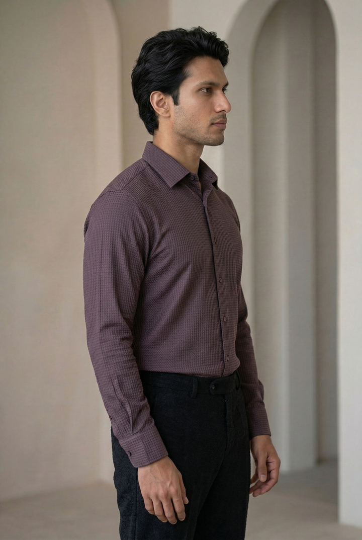 Lightweight Premium Giza Cotton Shirt for Men – Regular Fit Style