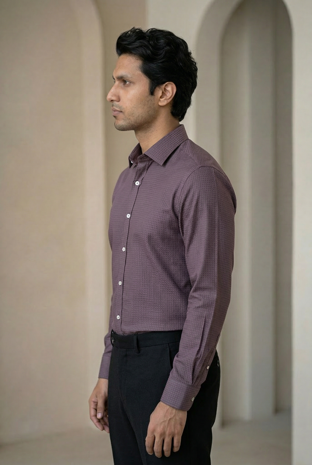Lightweight Premium Giza Cotton Shirt for Men – Regular Fit Style – Image 4