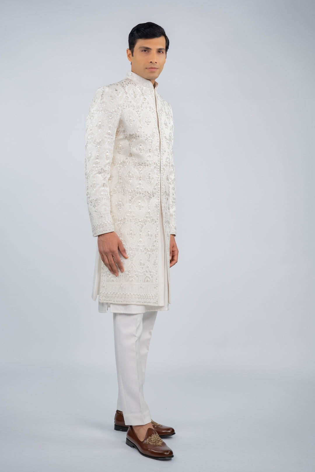 Ivory Affair Sherwani – Image 4