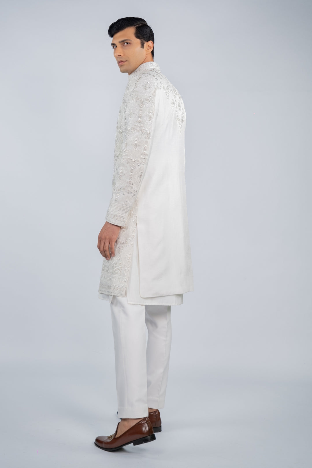 Ivory Affair Sherwani – Image 6