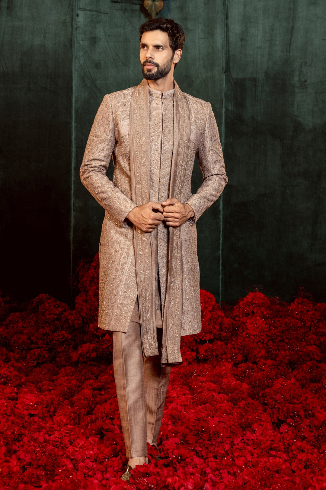 Mocha Majesty Sherwani