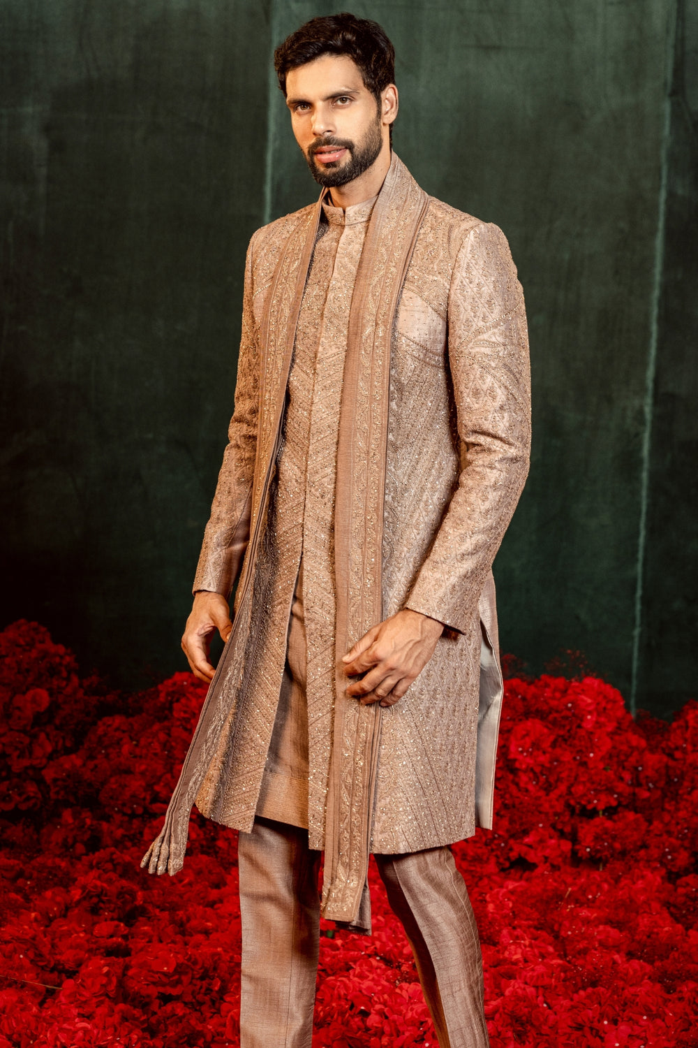 Mocha Majesty Sherwani