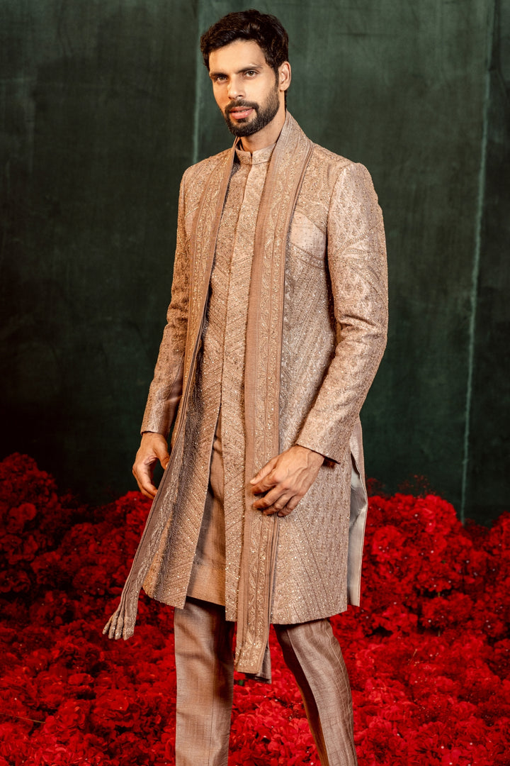 Mocha Majesty Sherwani