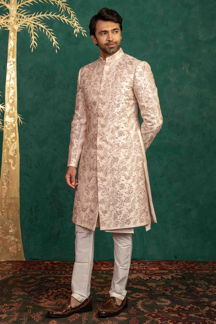 Radiant Blush Pink Sherwani