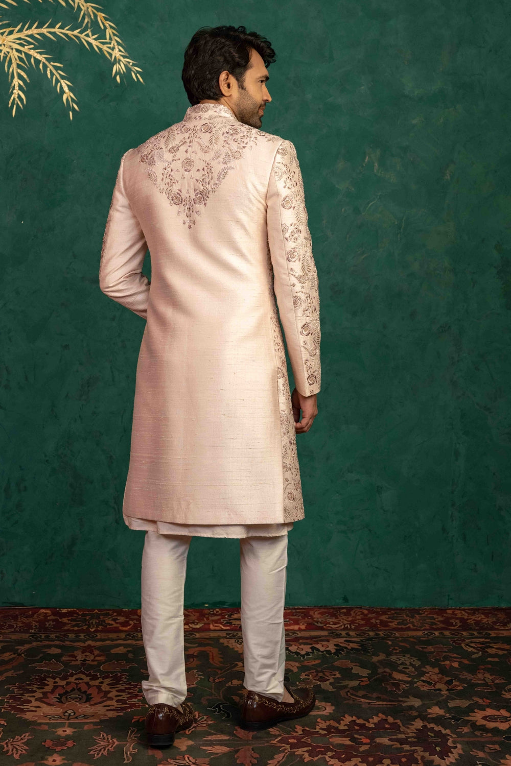 Radiant Blush Pink Sherwani