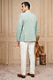 Sea Green Jodhpuri Jacket Set with Embroidery – Image 3