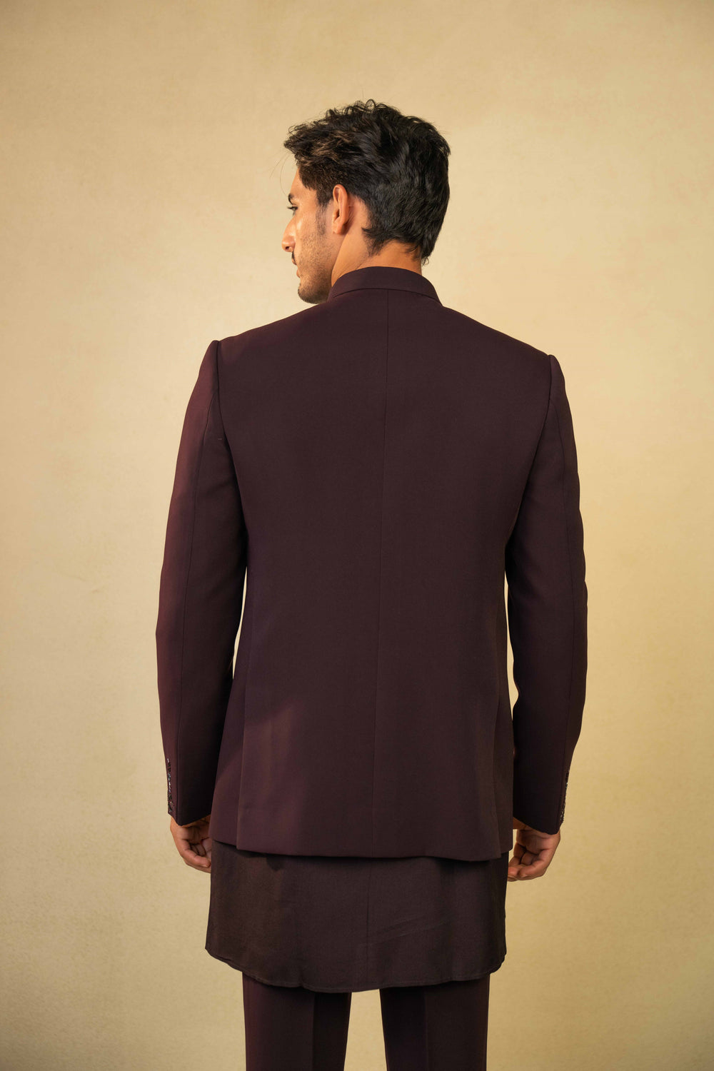 WINE JODHPURI SET