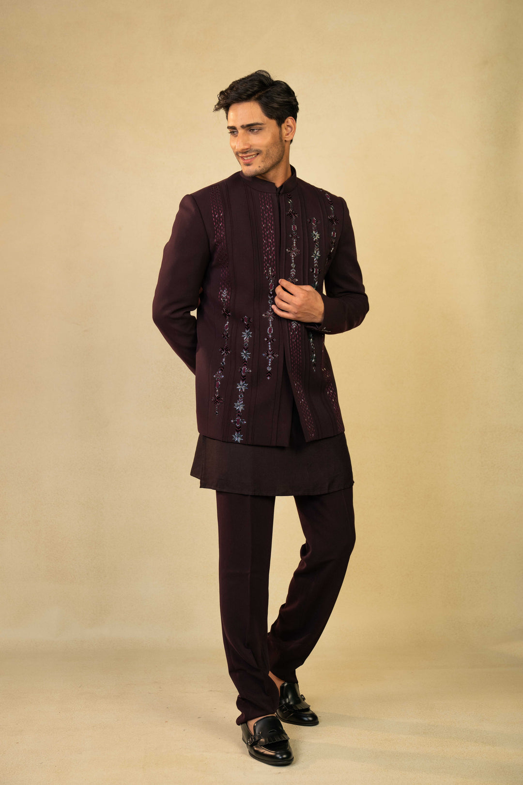 WINE JODHPURI SET – Image 7
