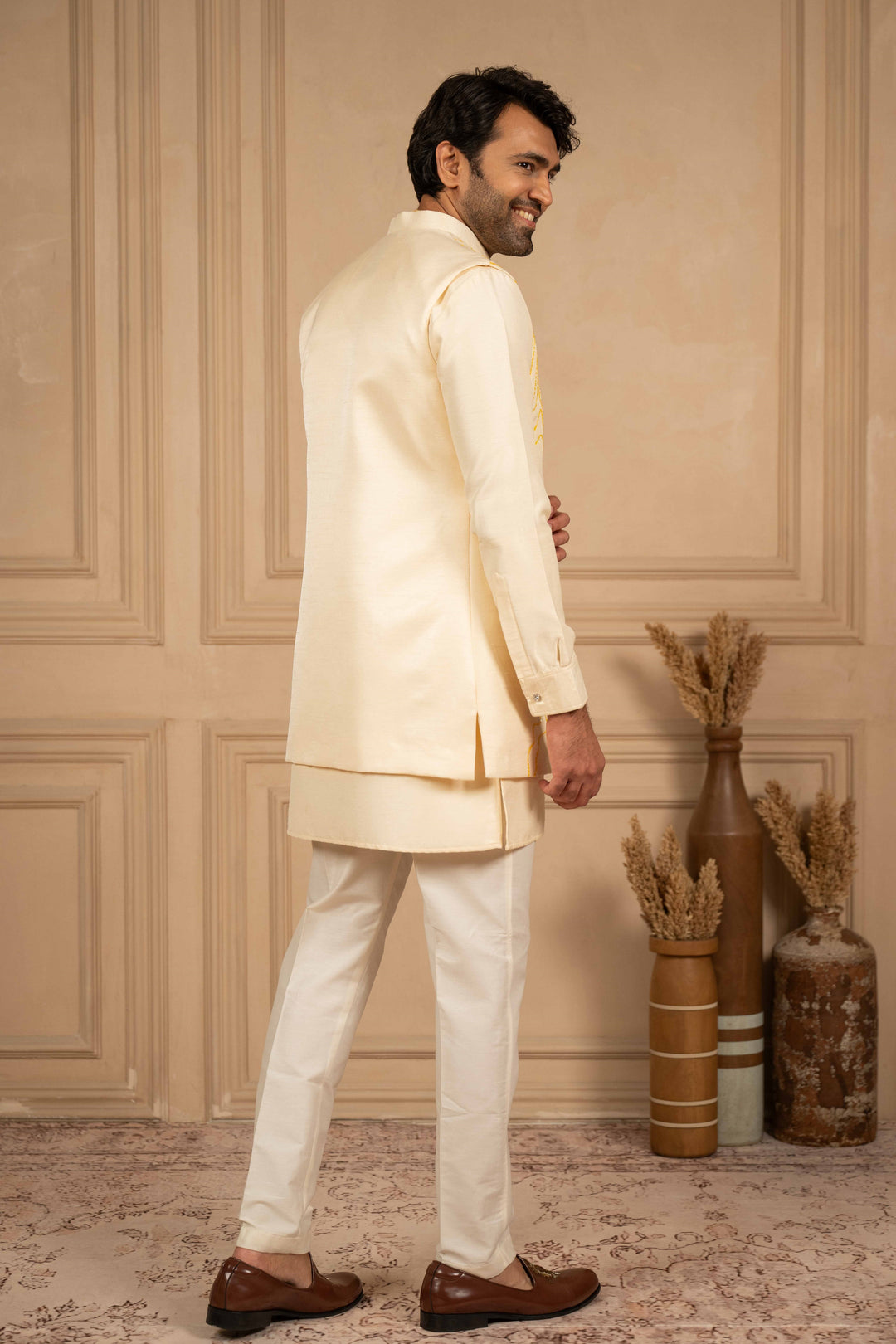 dune white koti - kurta set – Image 5