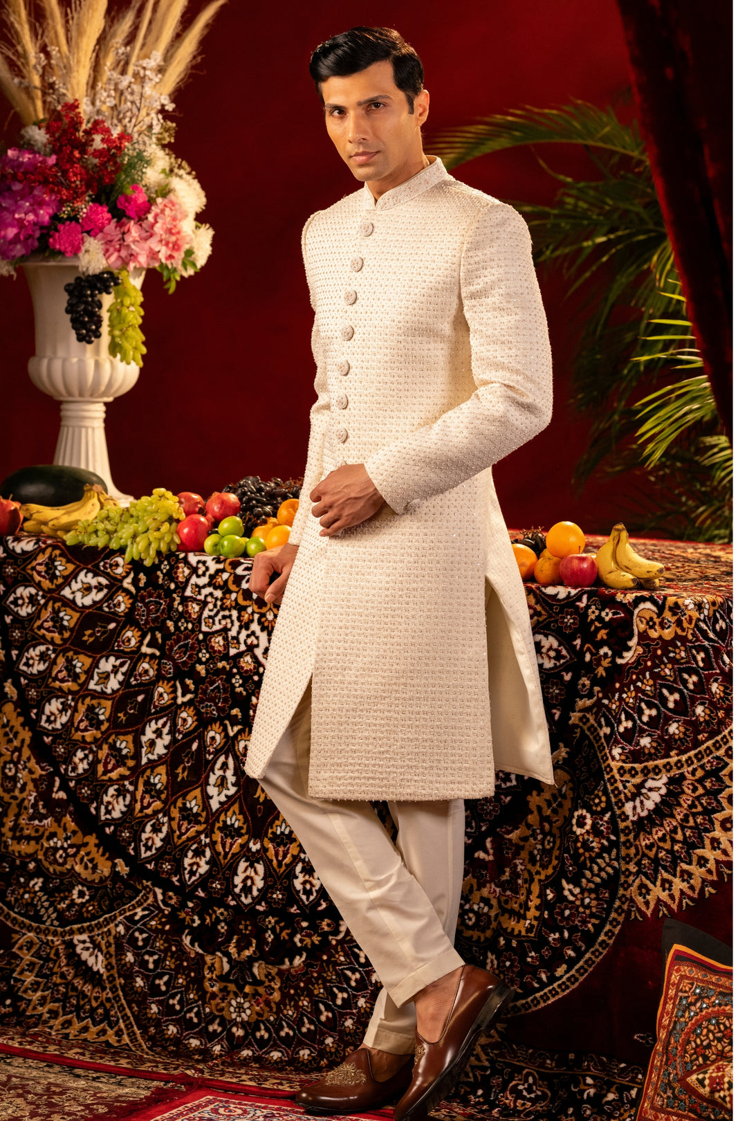 iIvory Elegance Sherwan – Image 4