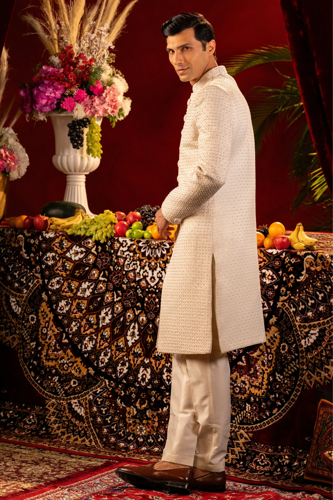 iIvory Elegance Sherwan – Image 6