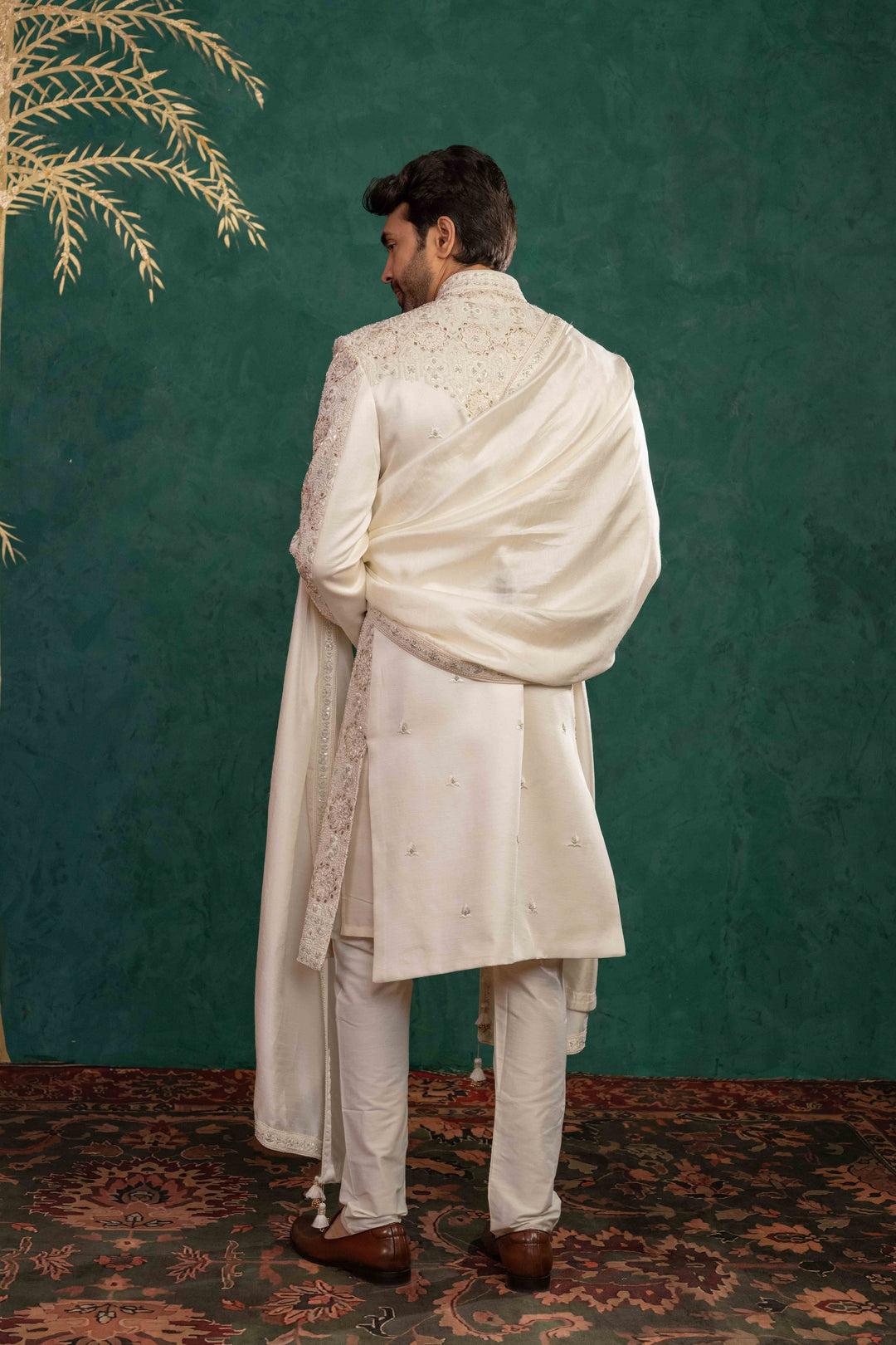 ivory sherwani set – Image 2