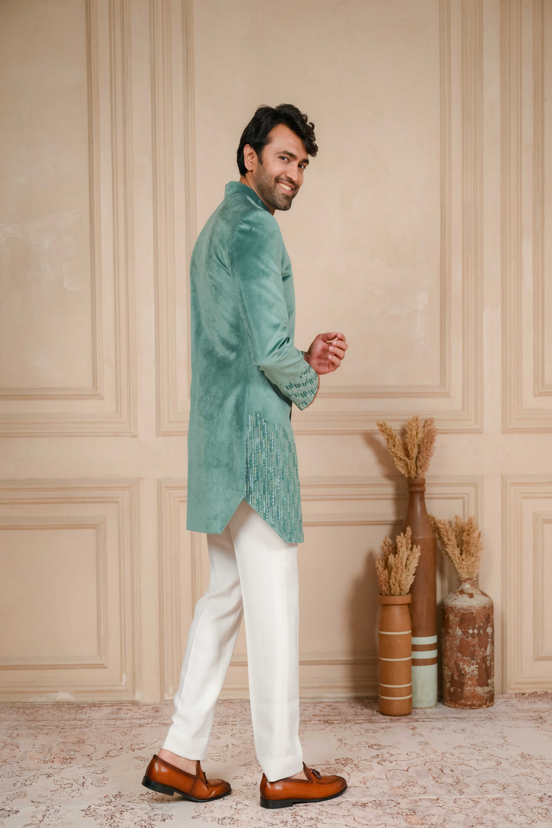 meander blue indo-western – Image 6